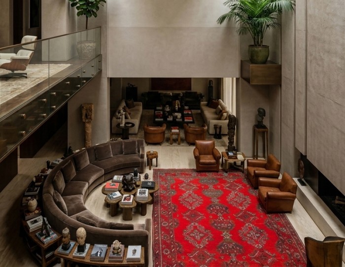 Handmade oushak rug
